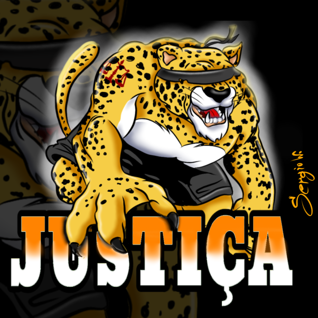 mascote atlética de direito