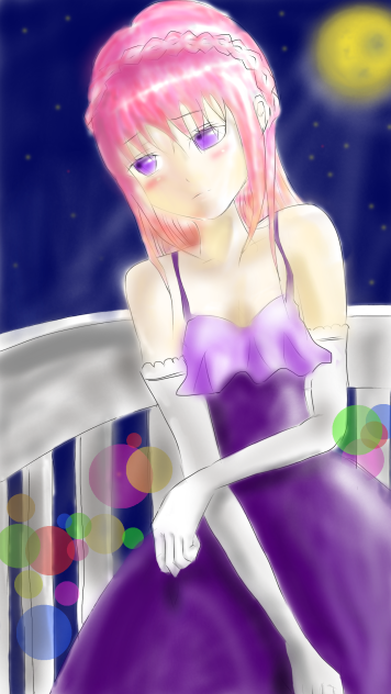 【修正後】月と頬を赤らめた君と