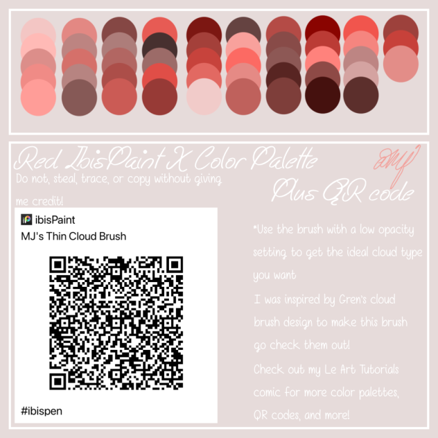 IbisPaintX Color Palette #1