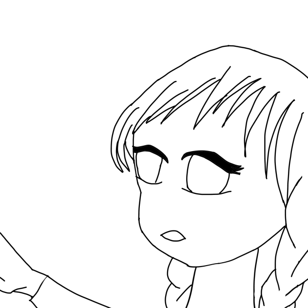 Braids coloring page