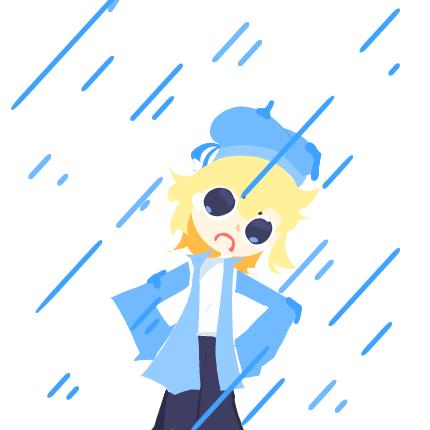 dissatisfied with the rain 😡