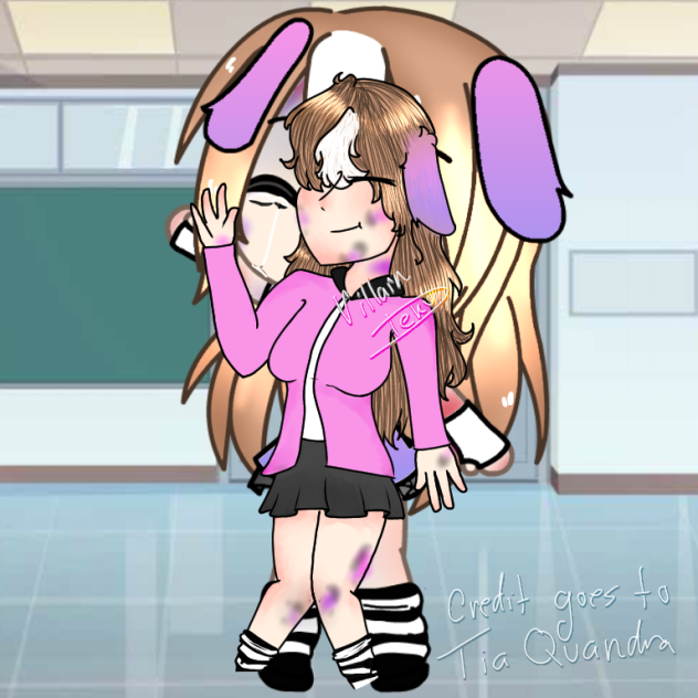 Redraw of a Gacha Character