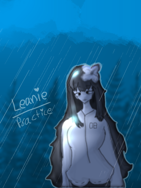 The rain 🌧 💙 - ibisPaint