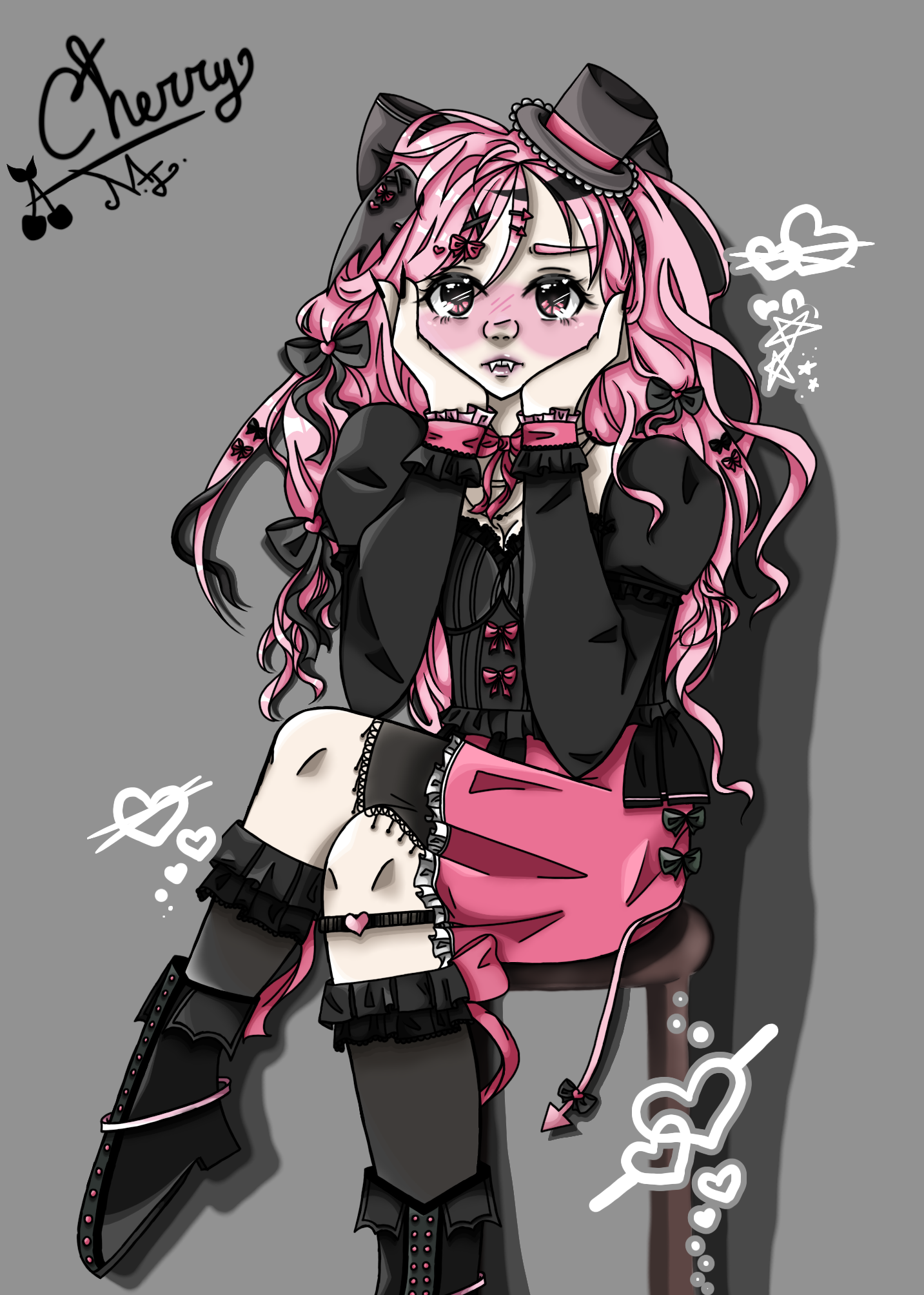 My OC Cherry - ibisPaint