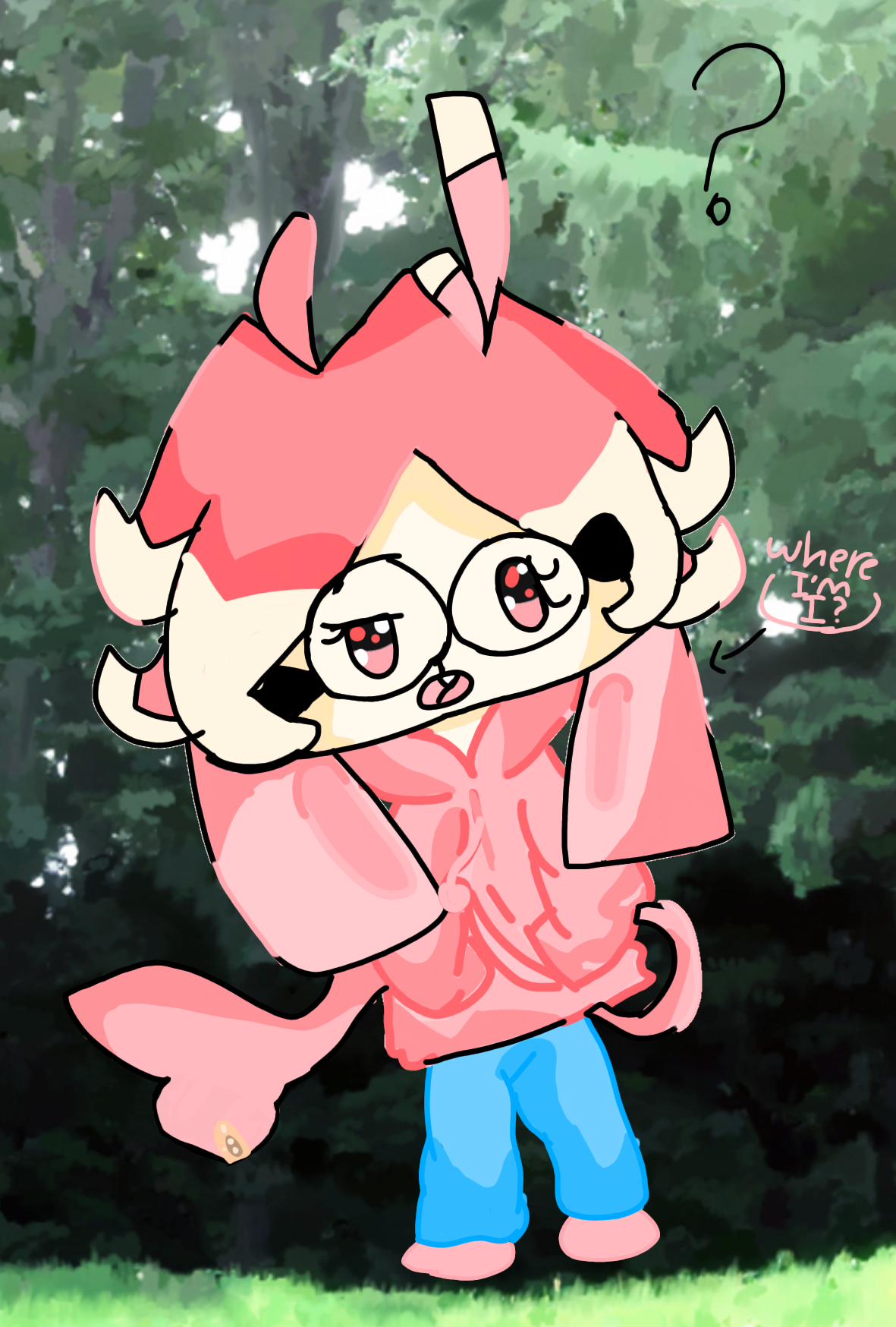 Alsi lose in the forest ft.@little elcho - ibisPaint