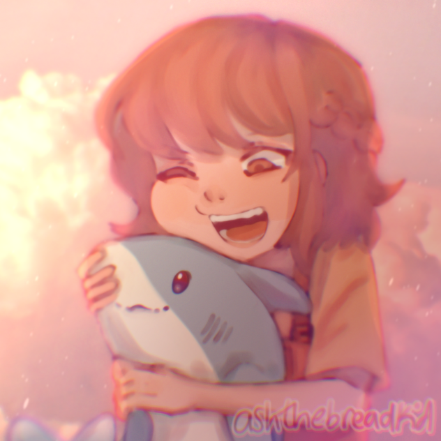 JOY HUGGING BLAHAJ HEHEHE