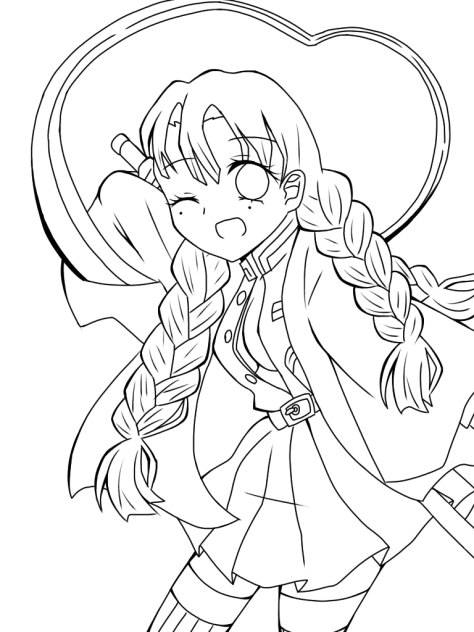 みつり【線画】