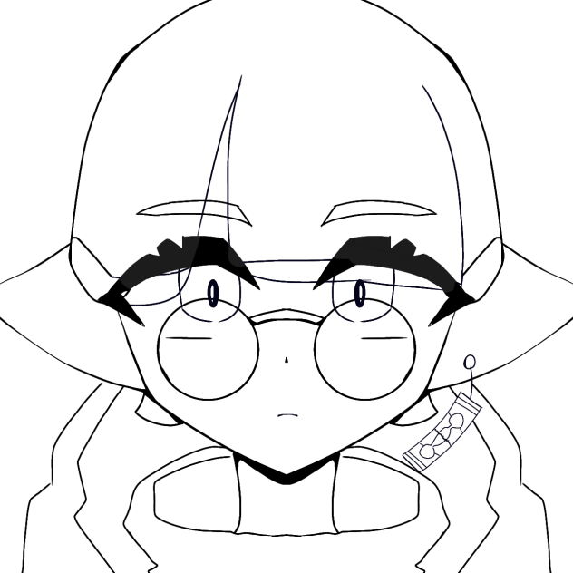 🖤ᔦ🕶ᔨ 線画