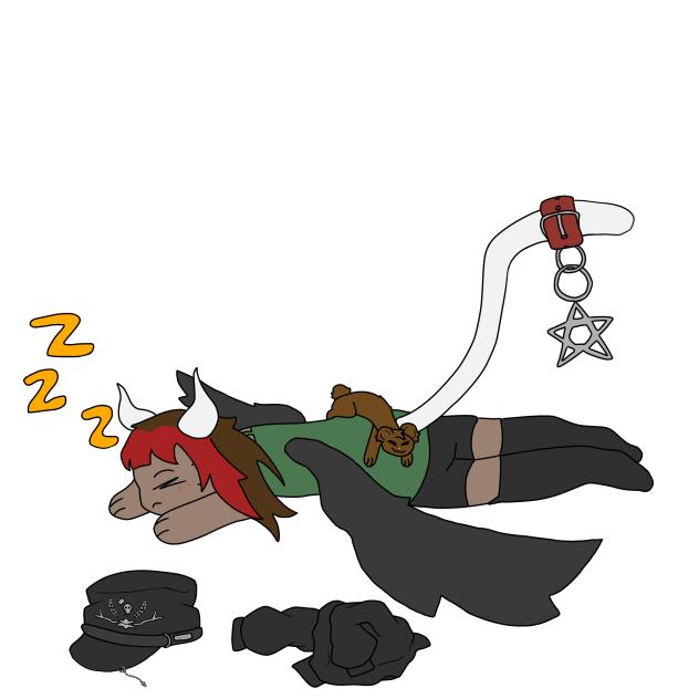 Aussie takin’ a nap (unshaded)