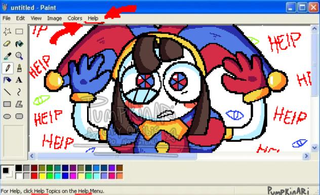 Pomnis stuck in ms paint!  🎈