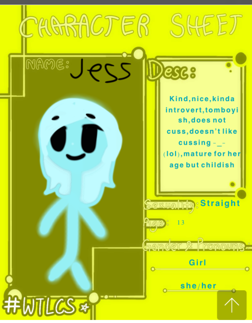 Char. Sheet for “Who to LOVE”