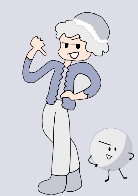❄️Bfdi Snowball as human ❄️