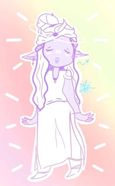 Purple Goddess - ibisPaint