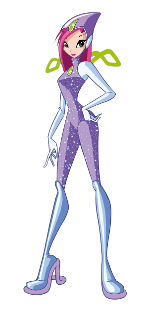 Tecna with long hair