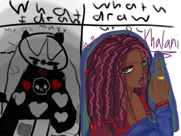 What I draw What you draw collab