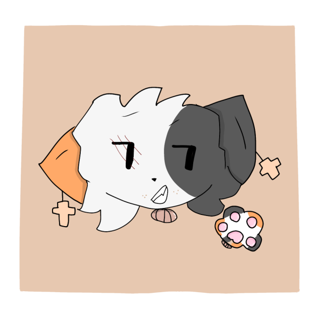 Redid the kitty drawing