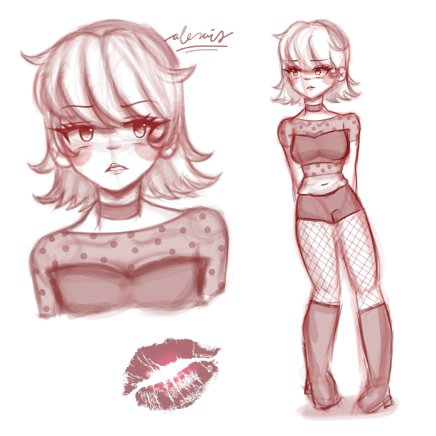 edgy girl - ibisPaint