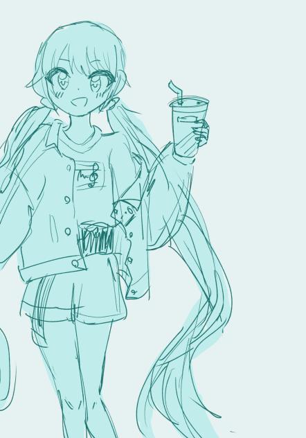 プセ映画ミクらくがき