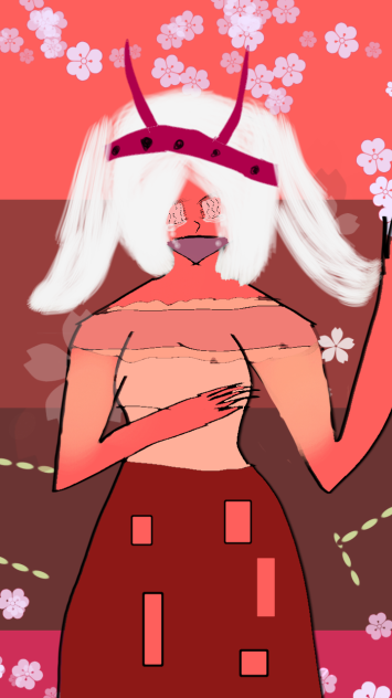 my oc in demon - ibisPaint