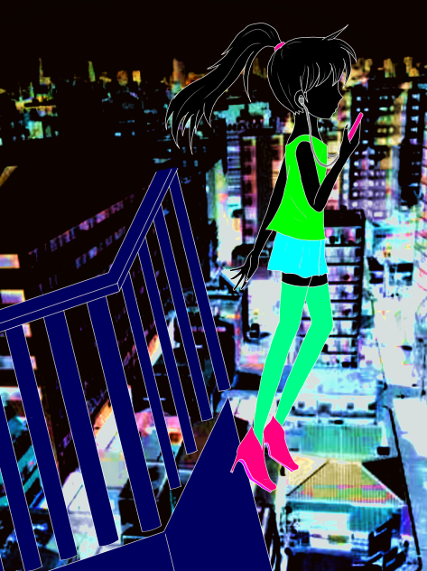 闇を感じて