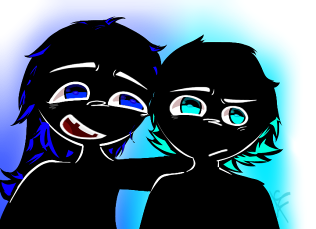 The Riz brothers as children