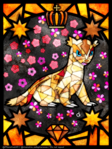 Linoone マッスグマ (Stained Glass Version)