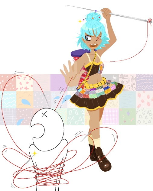 bnha molly oc Seamstressella