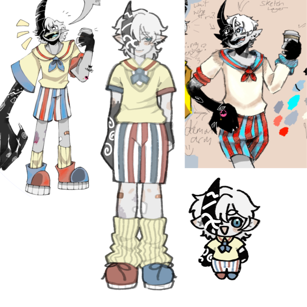 Redesign of an old oc i made 1-2 yearago