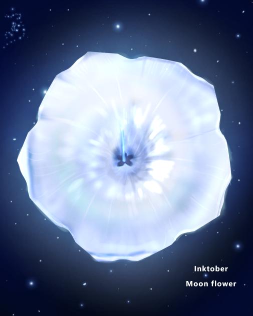 Moon flower - ibisPaint