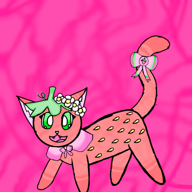 Strawberry Cat ibisPaint