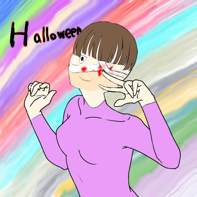 Bloody person ( Halloween )