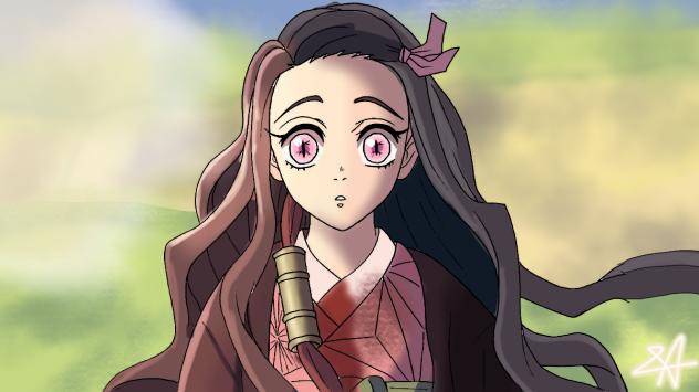 Nezuko in sun