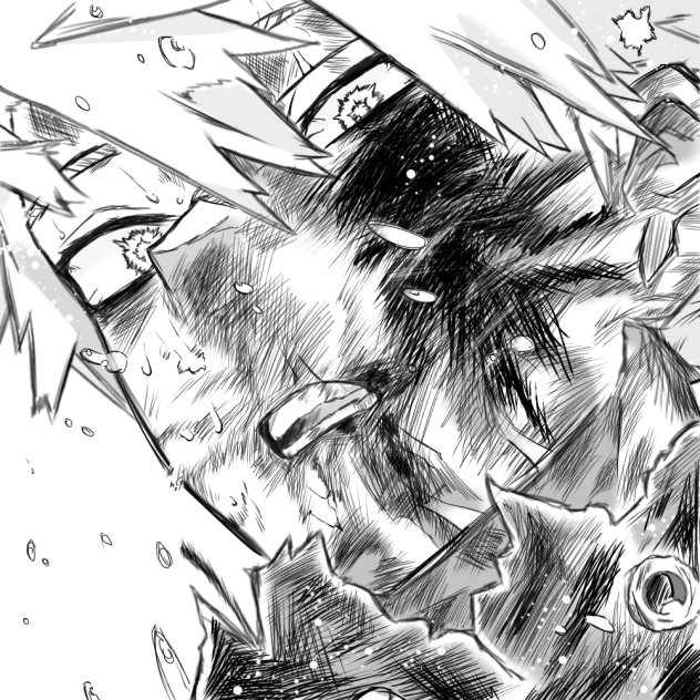 爆豪くん　模写