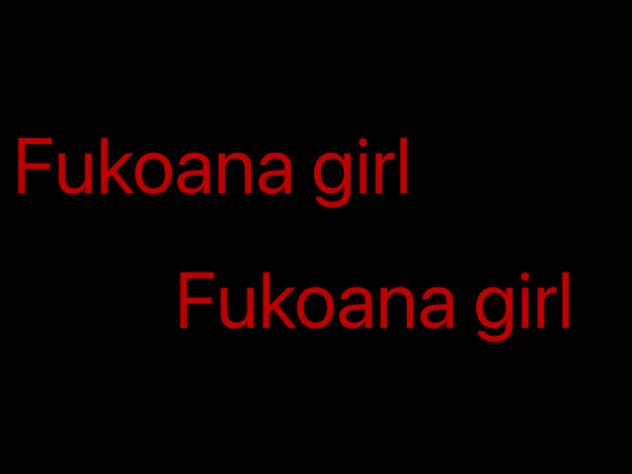 Fukoana girl