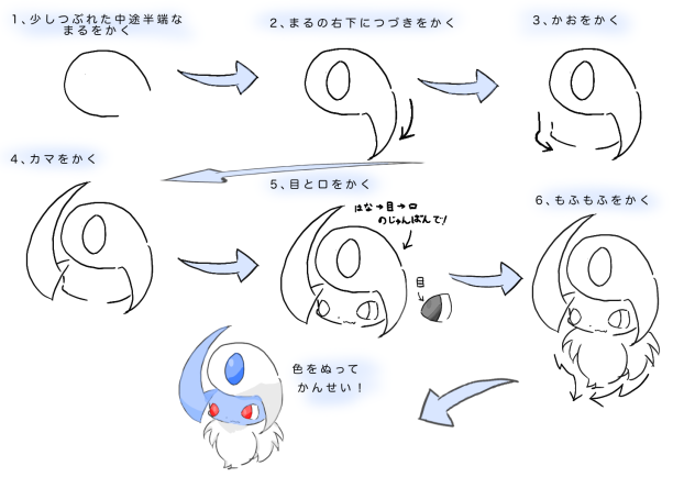 四色果実のアブソルのかきかた！