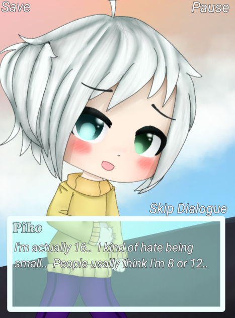 Dating Simulator Drawing.