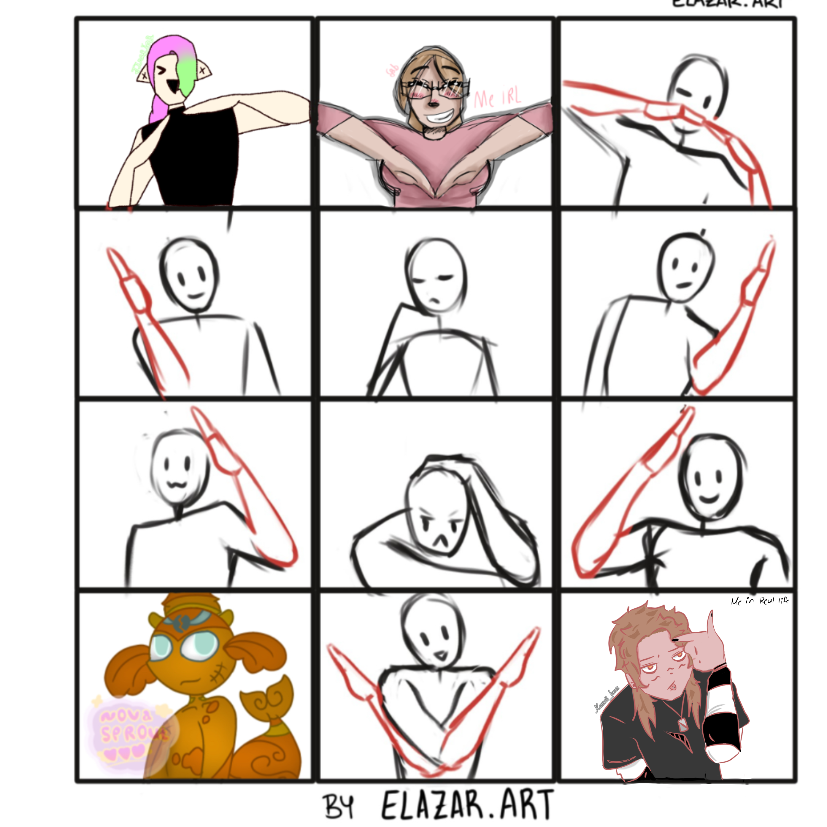 Me in irl, collab - ibisPaint