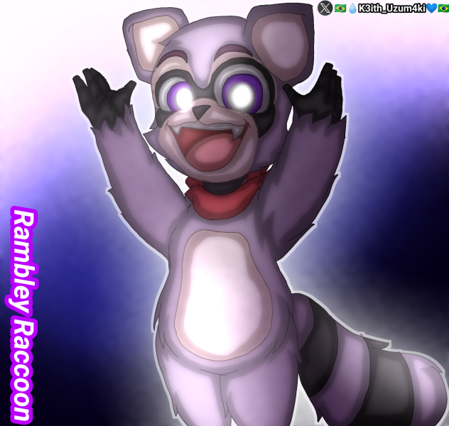 Rambley Raccoon - Indigo Park 🦝💜