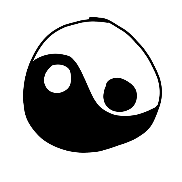 the yin yang sign or whatever its called