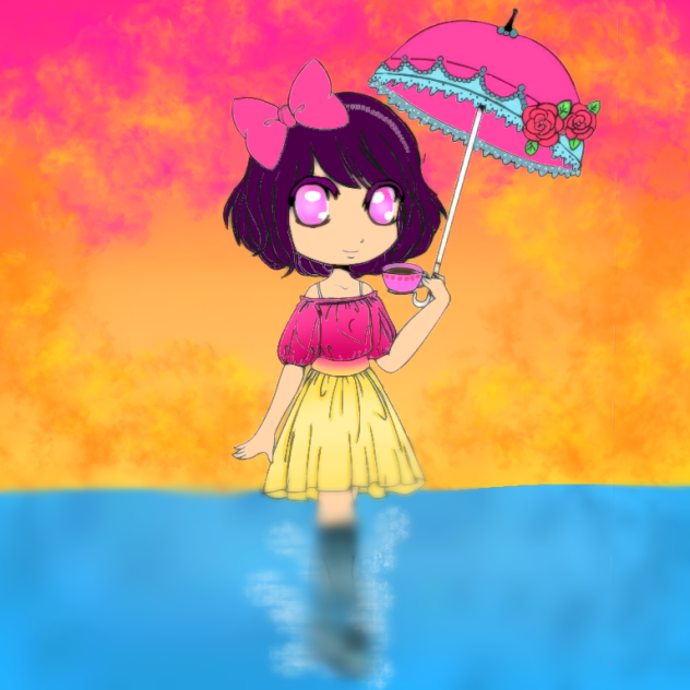 random drawing (not my line art)