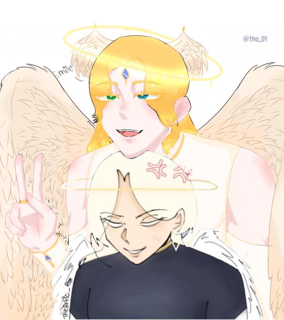 Angel Collab with @~TheArtic_fox