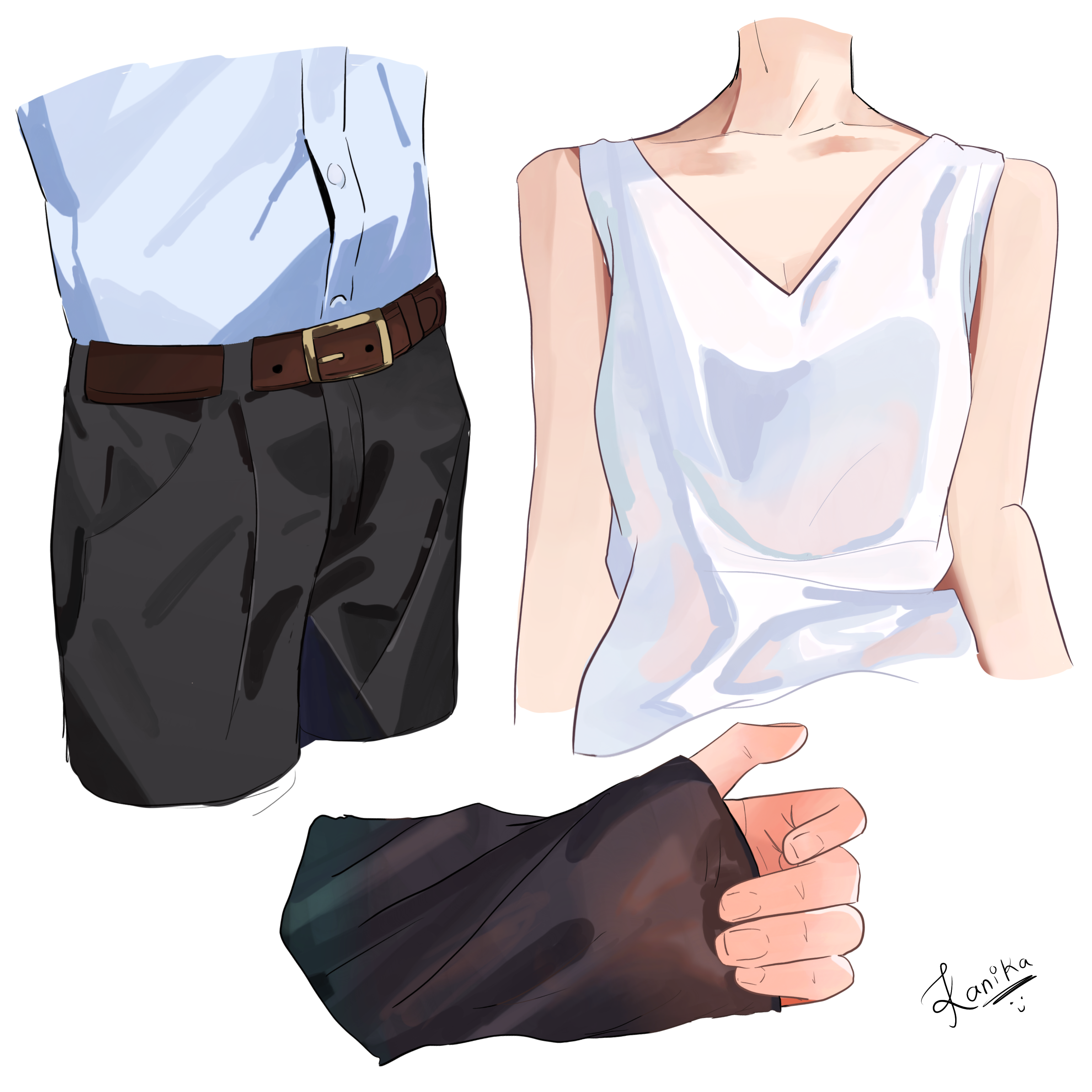 clothes study (I am bad at it ) - ibisPaint