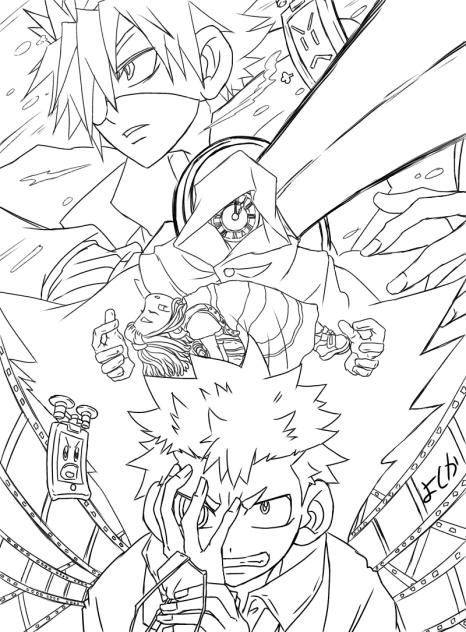 『巻戻士 クロノ』＊ぬり絵＊
