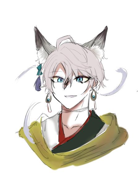 リクで描かせてもらった狐🌞