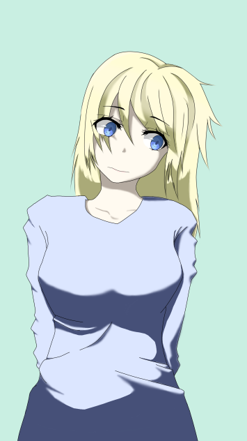 俯く
