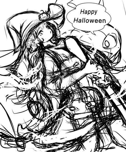 ハロウィン🎃　下書き