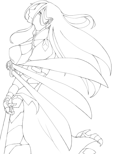 Choice of Death 塗り絵