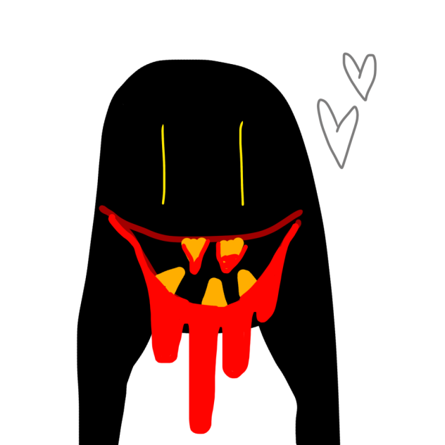 Goofy demon drawing💕💞🐀🐀