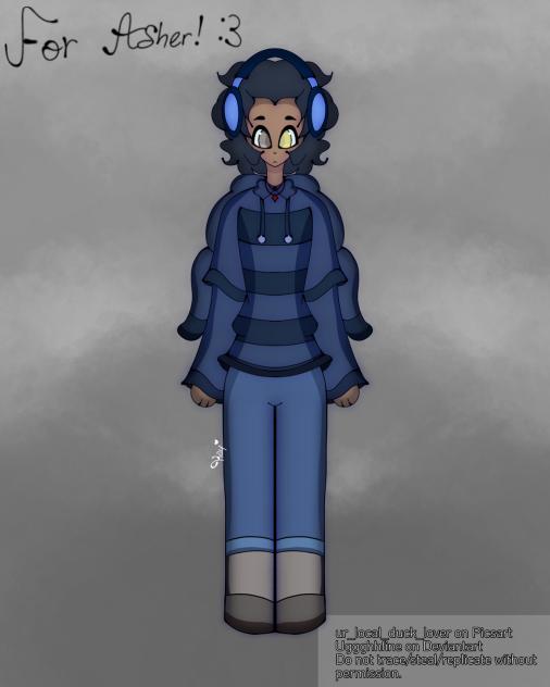Asher’s oc! (Fanart)