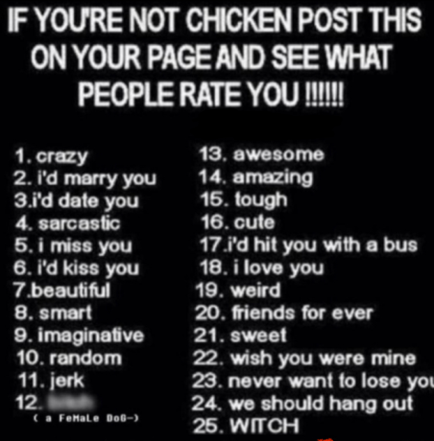Guess I’m not chicken…